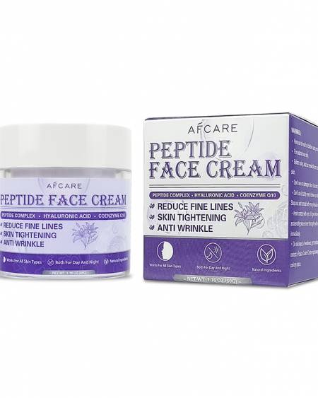 Unlock the secret to ageless skin! AFCare Peptide Face Cream, highly effective in reducing fine lines