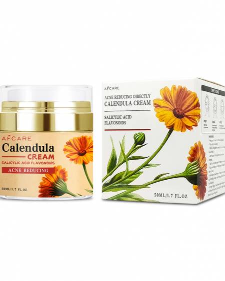 AFCare Calendula Acne-Reducing Cream | Salicylic Acid + Flavonoids for Precise Oil Control